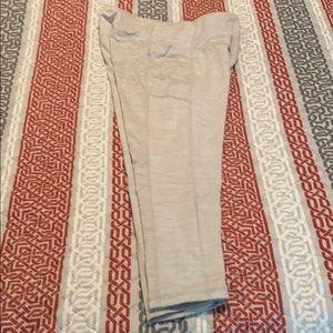 Light gray work out capris